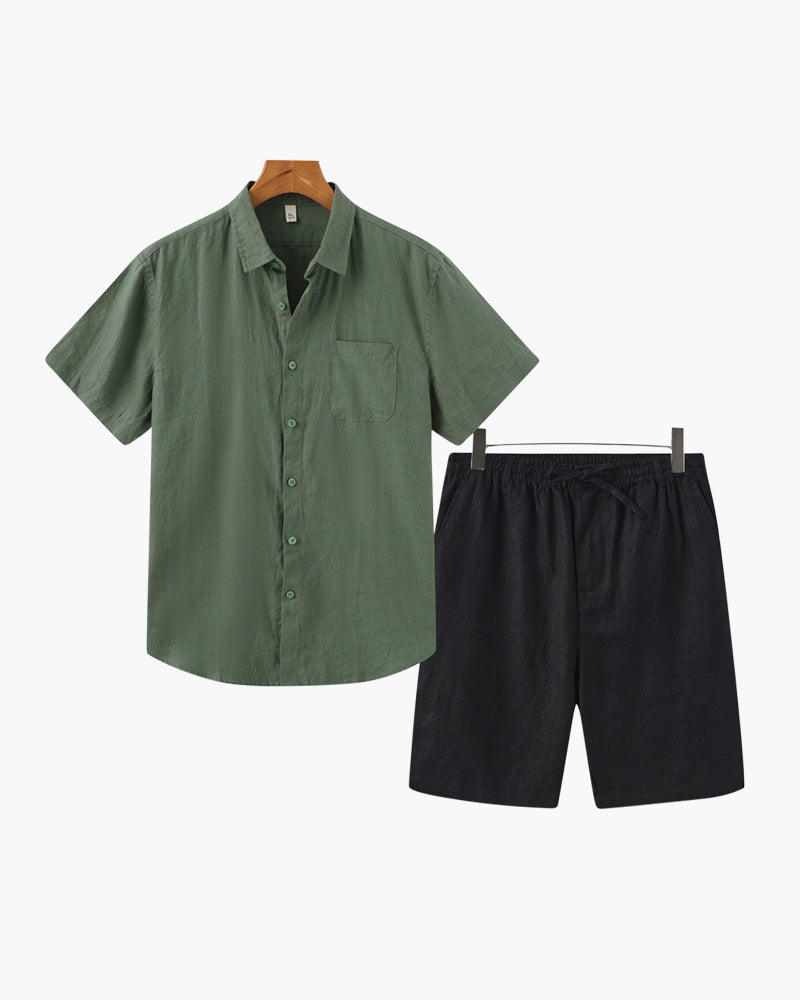 Linen Combo (Shorts) - Brooksfor