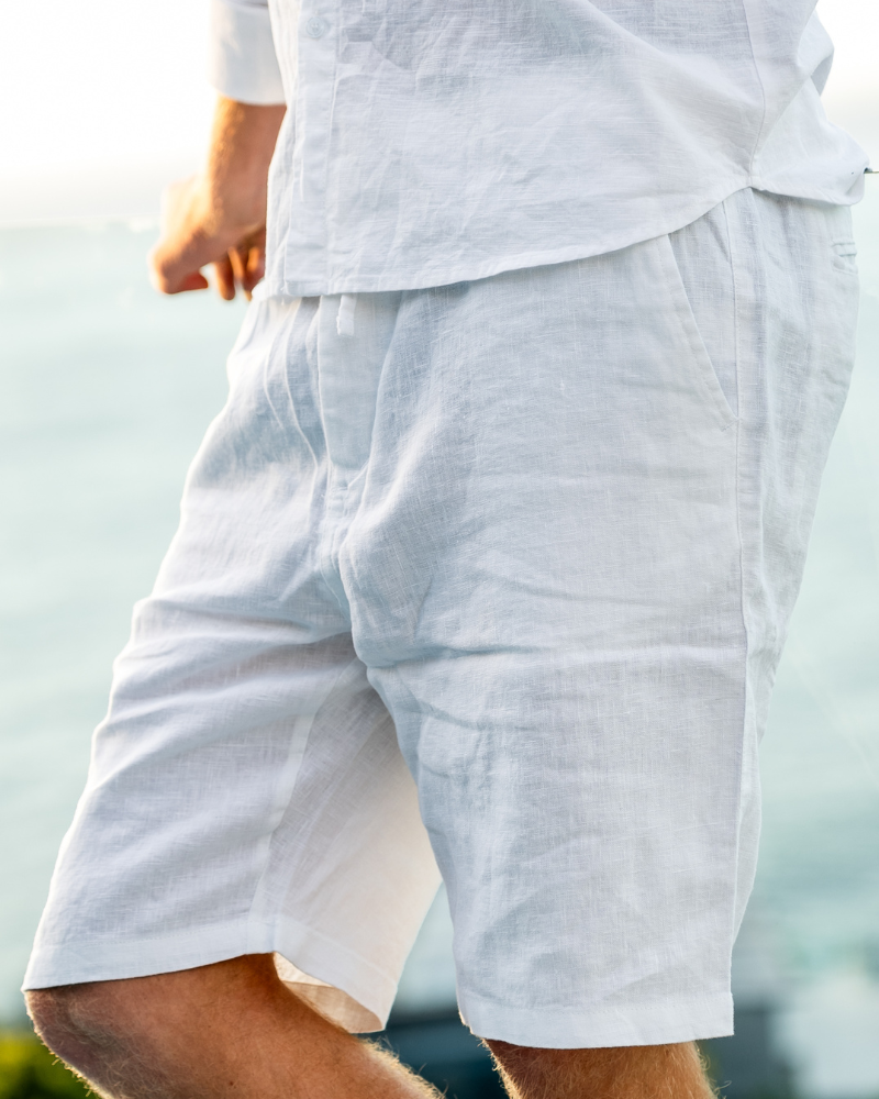 Casablanca - Premium Linen Shorts - Brooksfor