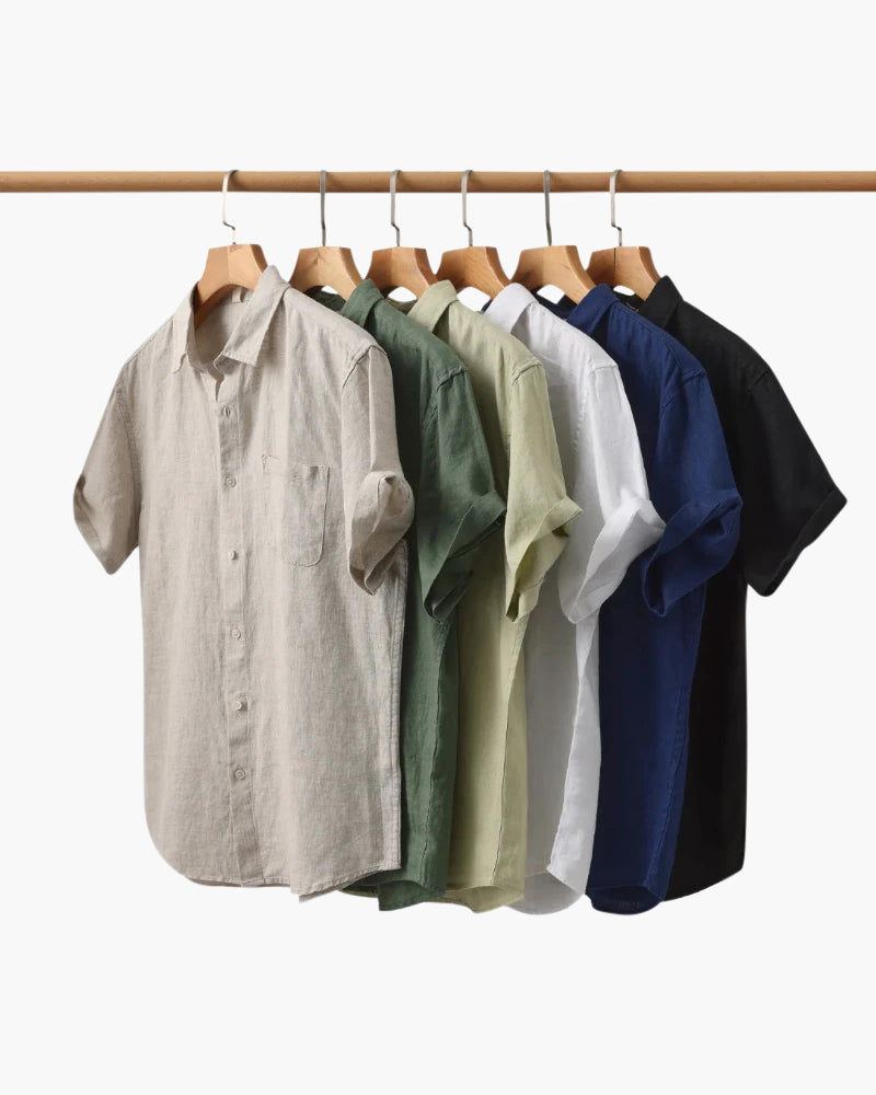 Cape Town - Linen Shirt (Shortsleeve) - Brooksfor