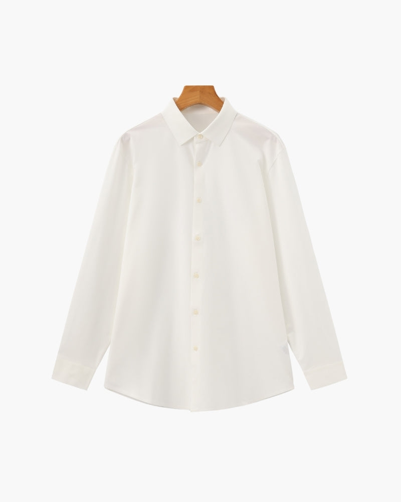 Tailored Cotton Flex Shirt - Brooksfor