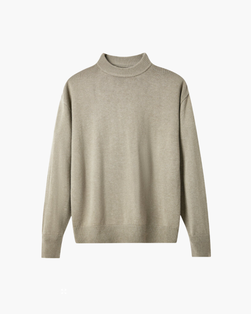 100% Premium Wool Turtleneck - Brooksfor