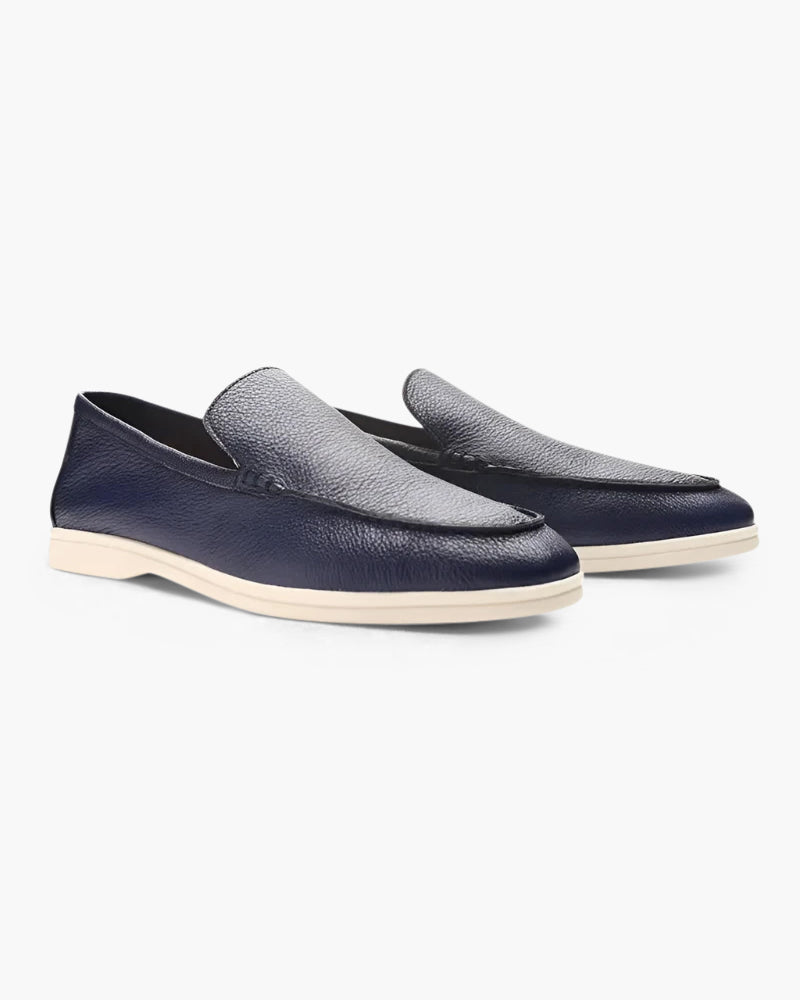 Cowhide Leather Loafers - Brooksfor