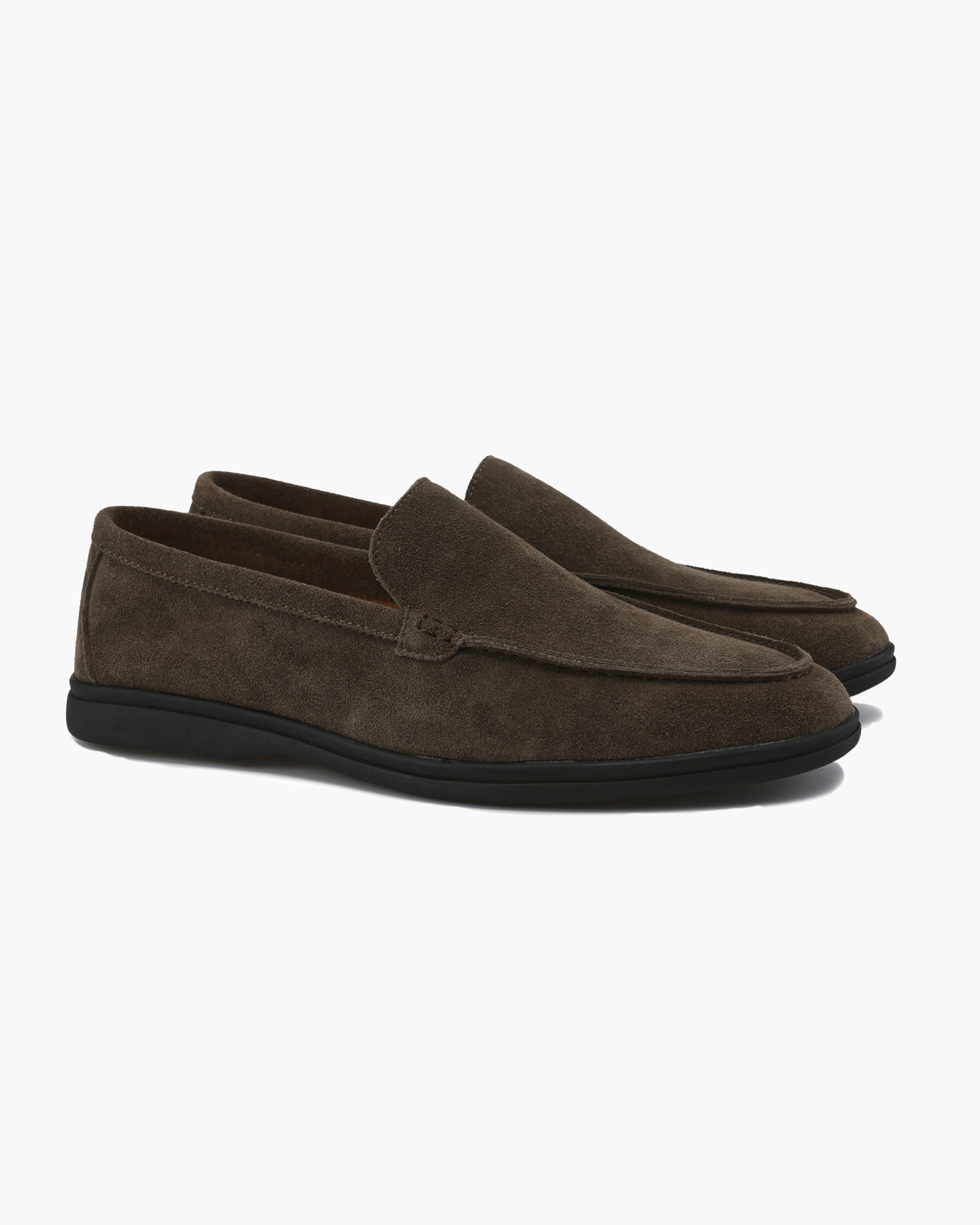Premium Suede Loafers - Black Soles - Brooksfor