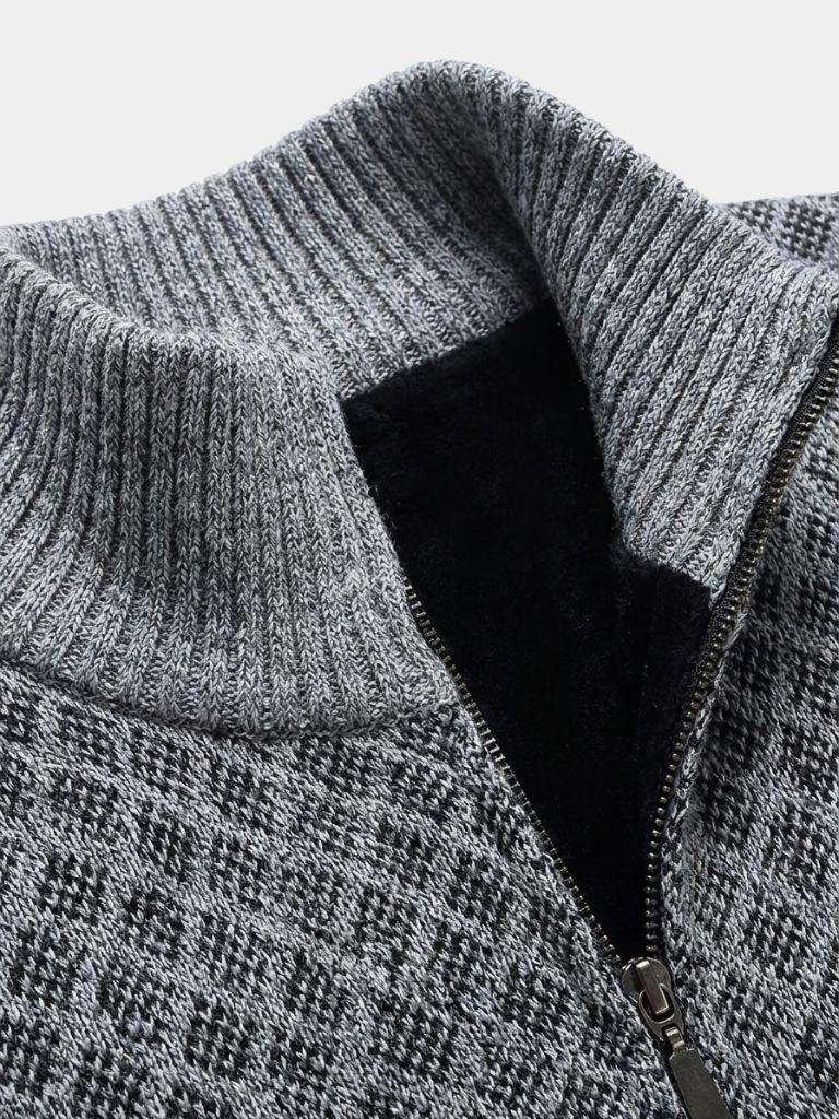 Vintage Jacquard Cardigan - Brooksfor