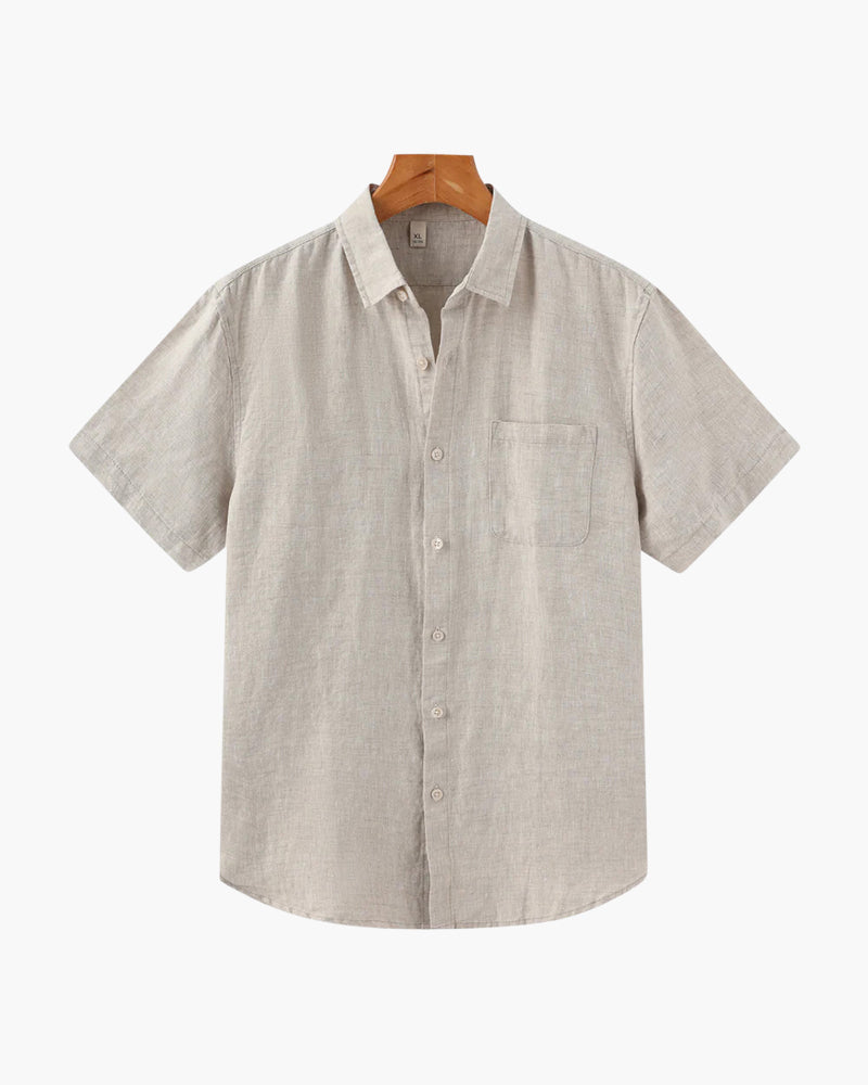 Cape Town - Linen Shirt (Shortsleeve) - Brooksfor