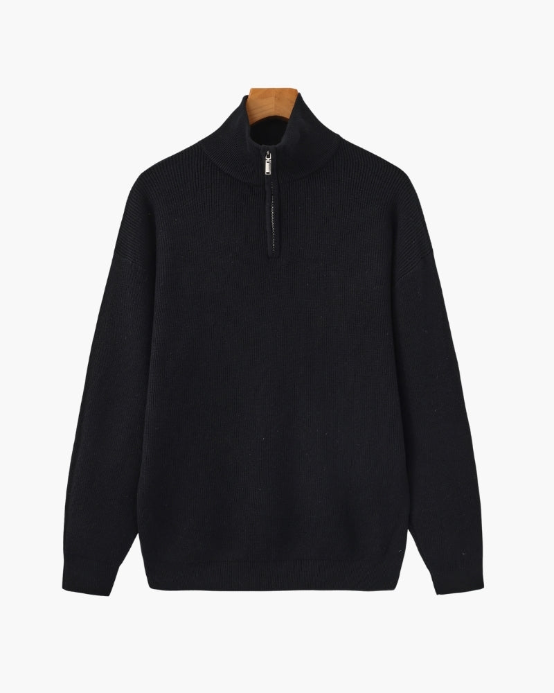 Refined Half-Zip Knit Pullover - Brooksfor