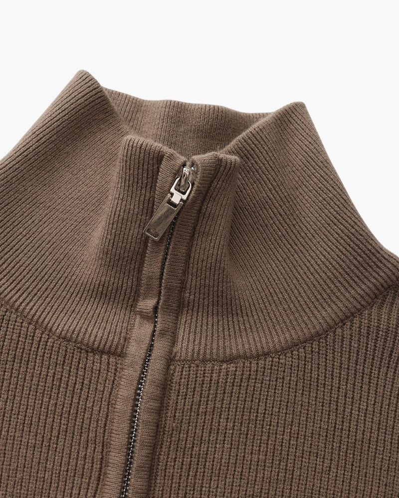 Refined Half-Zip Knit Pullover - Brooksfor
