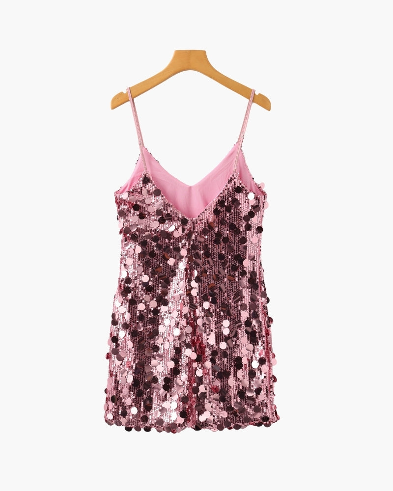 Sequin Party Mini Dress - Brooksfor
