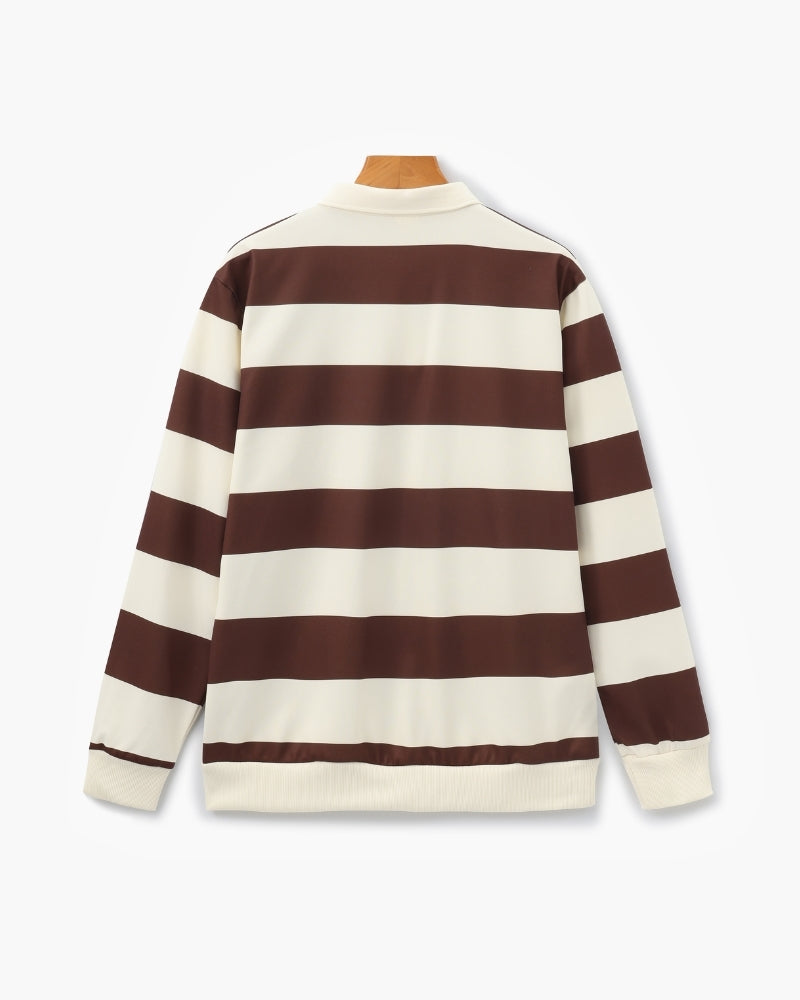 Vintage Stripe Rugby Polo - Brooksfor