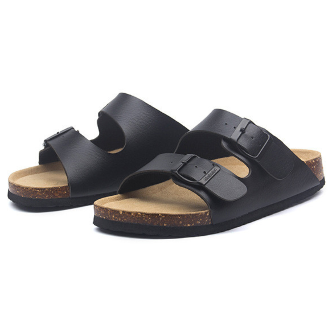 Leather Birken Sandal - Black | Brooksfor