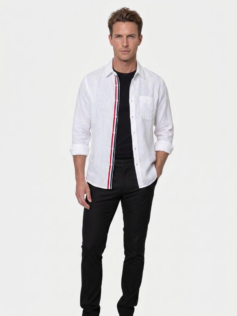 Vince Linen Shirt - Brooksfor