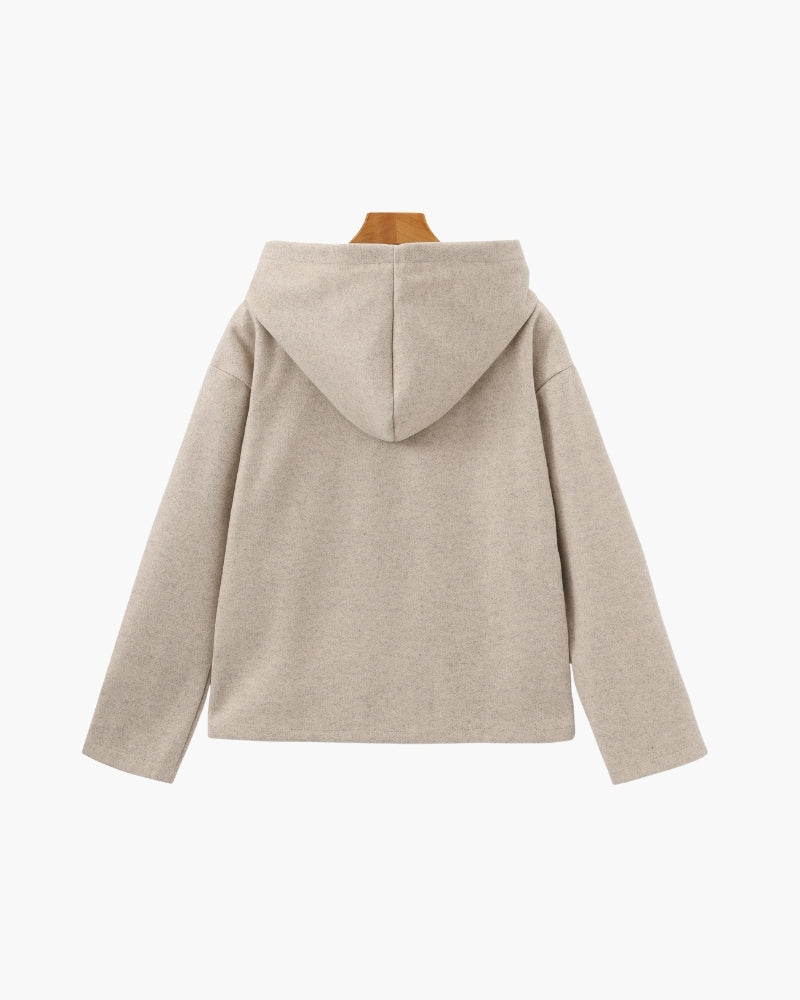 Marlow Wool Zip Coat - Brooksfor