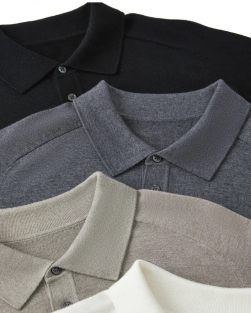 100% Premium Wool Polo - Brooksfor