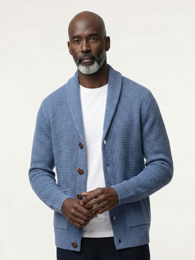 Sophisticated Winter Wool Cardigan - Brooksfor