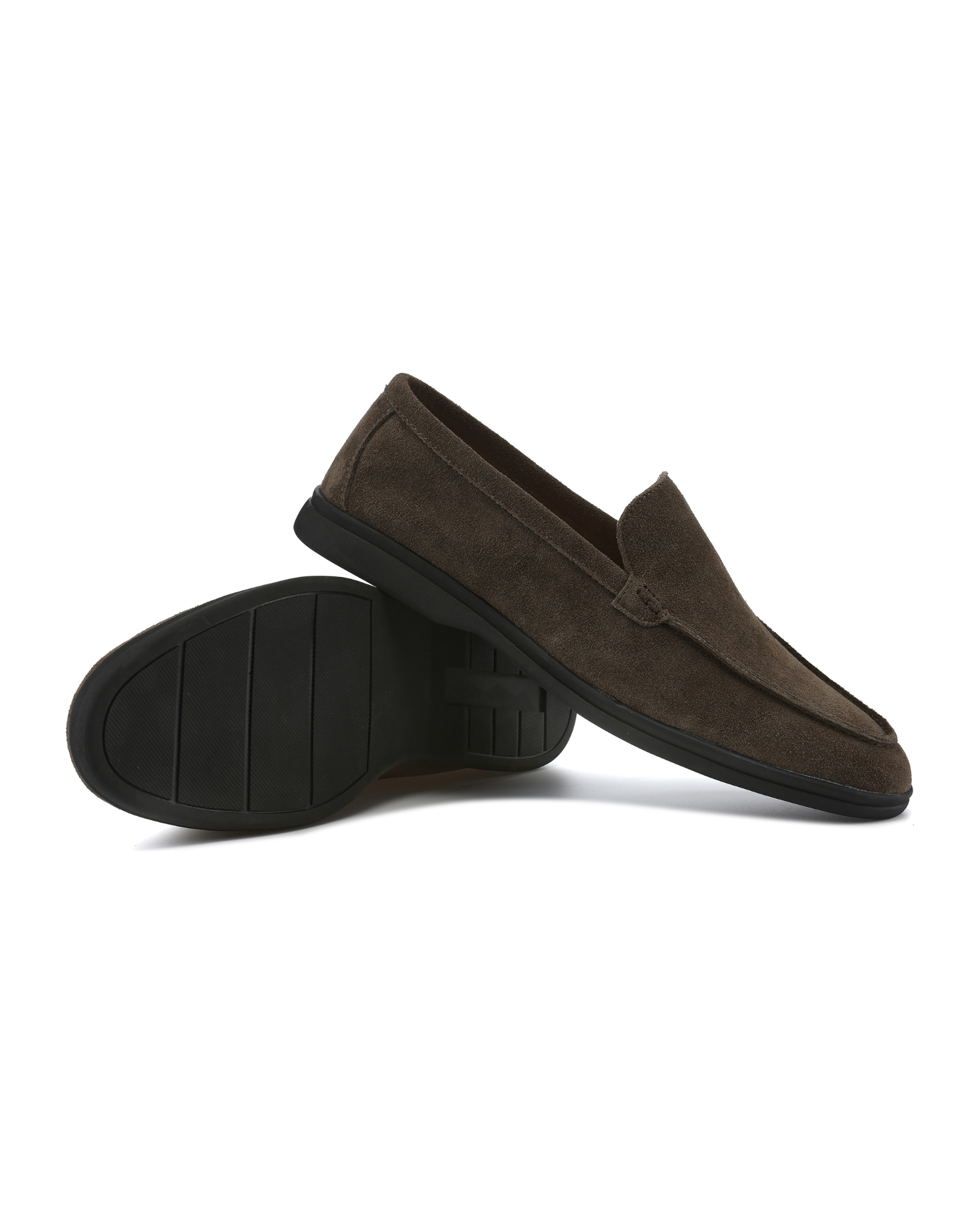 Premium Suede Loafers - Black Soles - Brooksfor