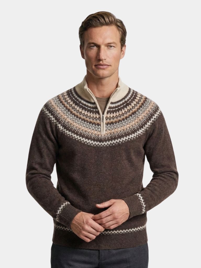Valenbourg Nordic Knit Sweater - Brooksfor