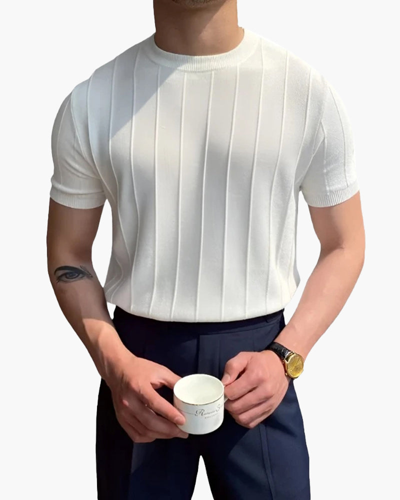 Cannes Ribbed T-Shirt - Brooksfor