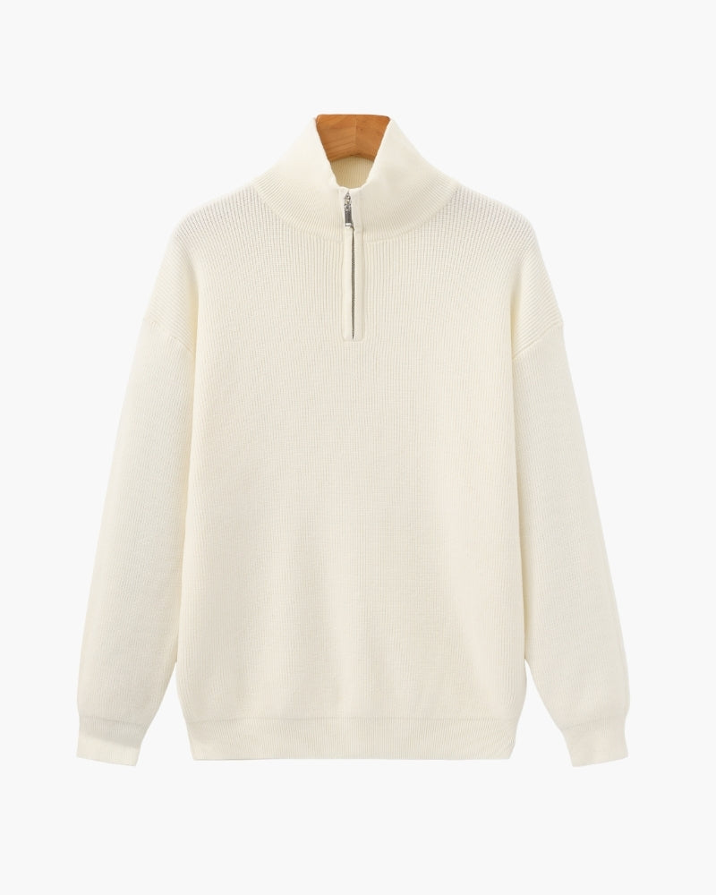 Refined Half-Zip Knit Pullover - Brooksfor