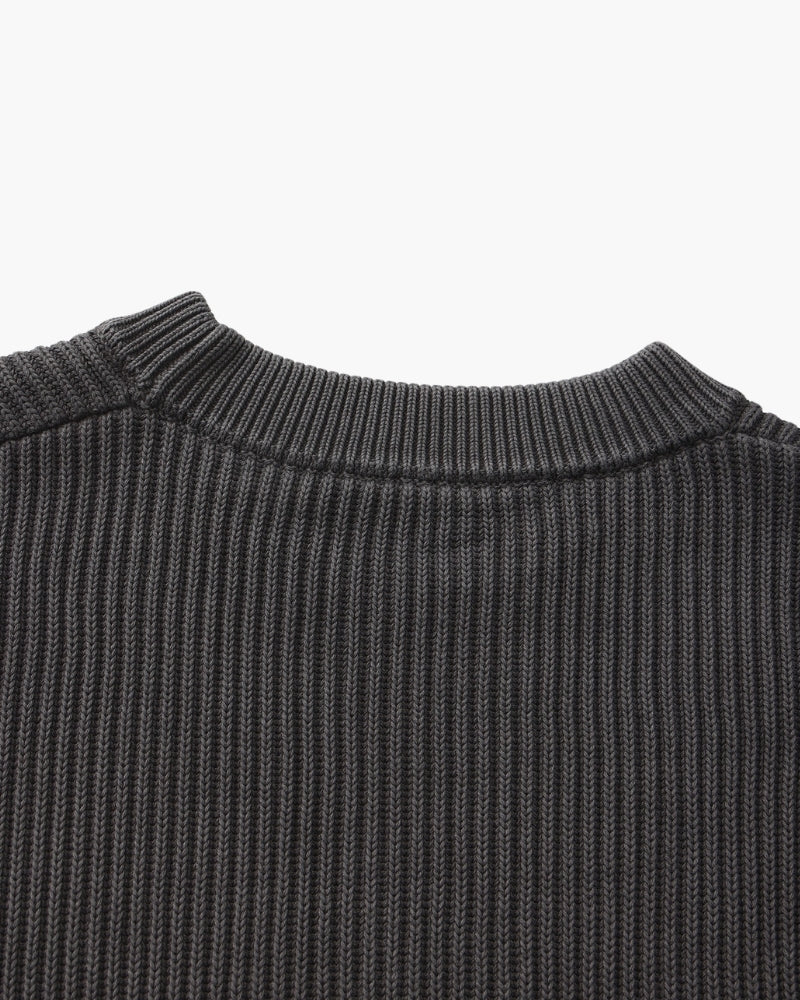 Rib Knit Crewneck - Brooksfor