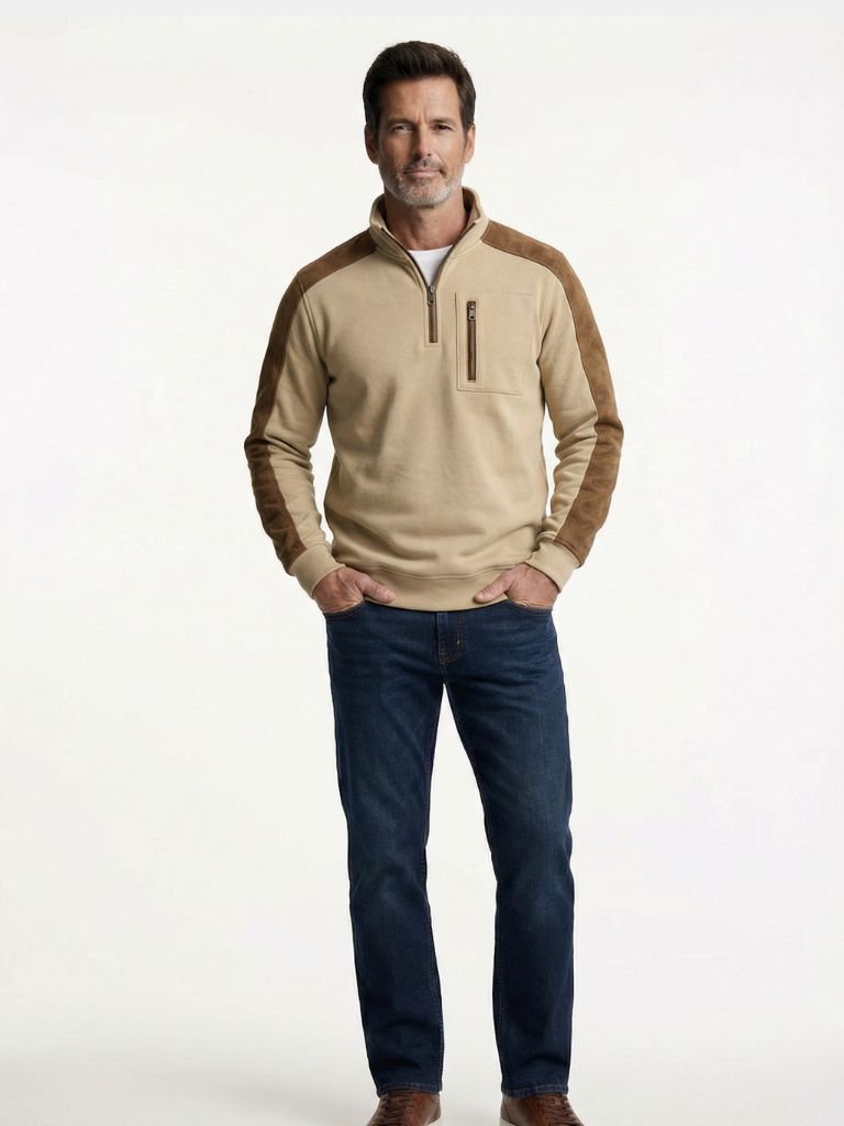 Urban Explorer High Collar Quarter Zip Pullover - Brooksfor