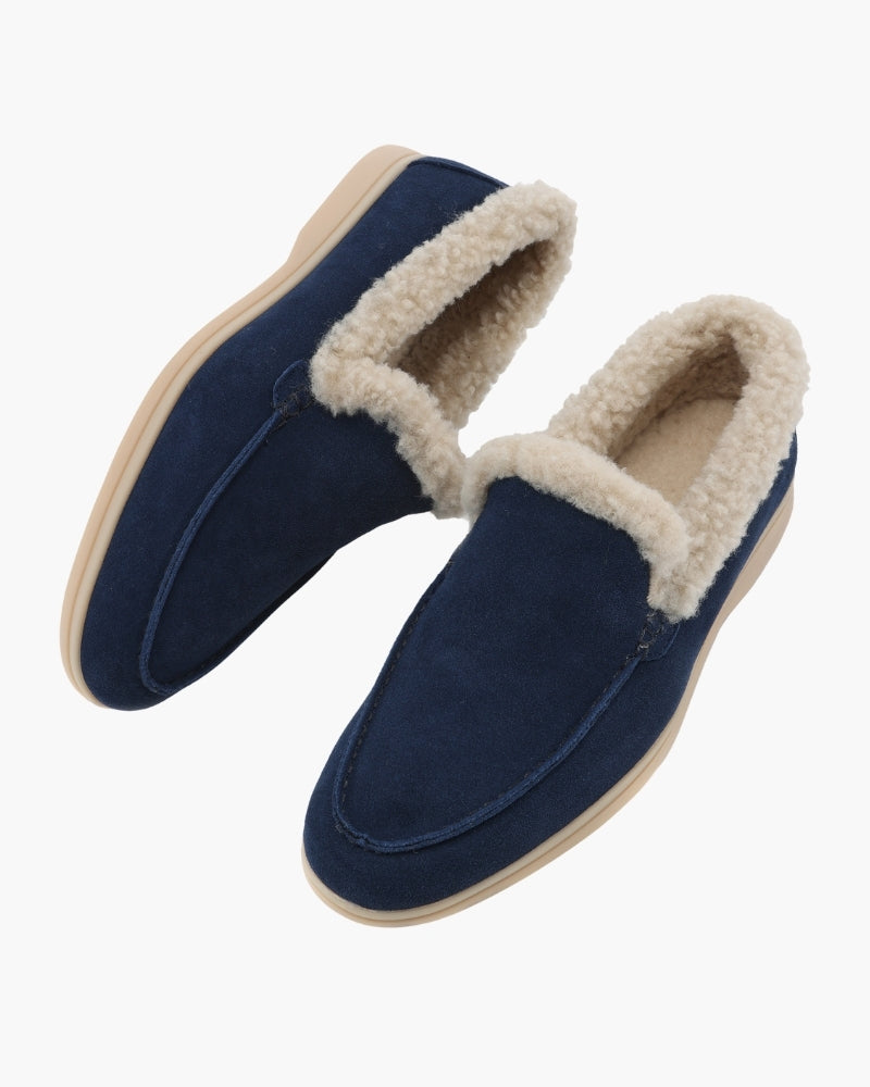 Fur-Lined Premium Loafers - Brooksfor