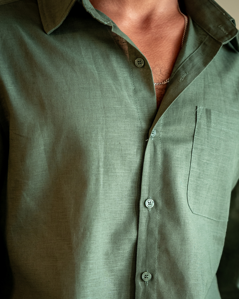 Cape Town - 100% Linen Shirt - Brooksfor