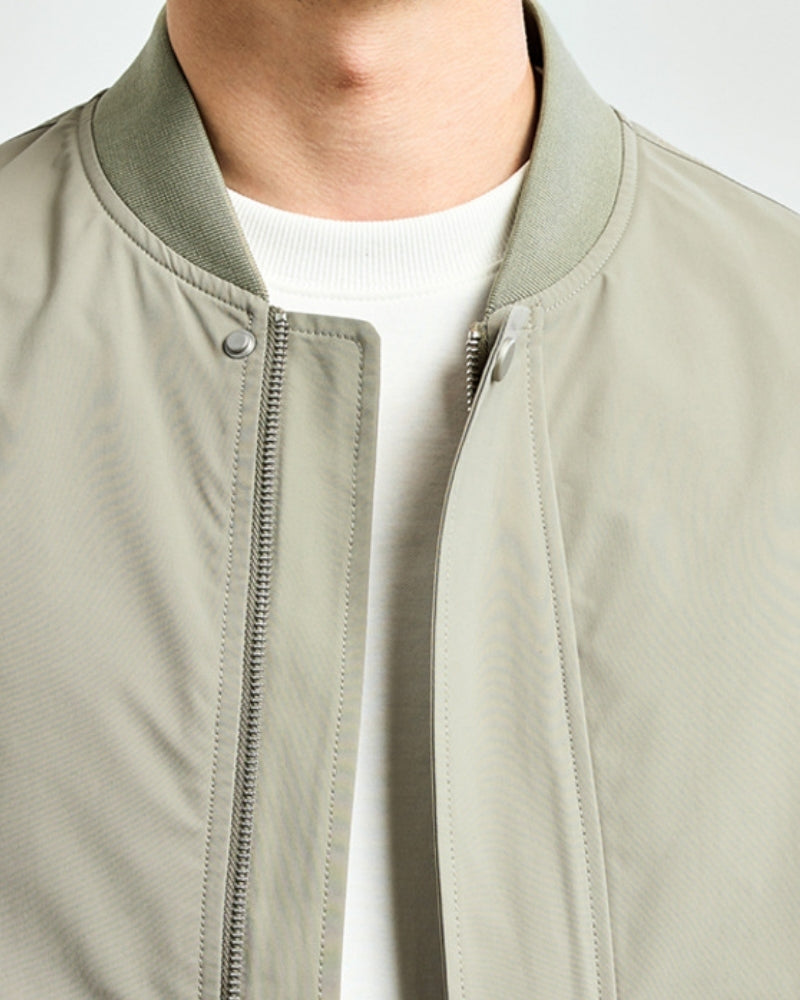 Minimalist Bomber Jacket - Brooksfor