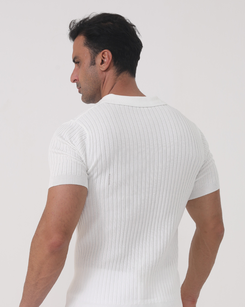 Florence - Ribbed Cotton Polo - Brooksfor