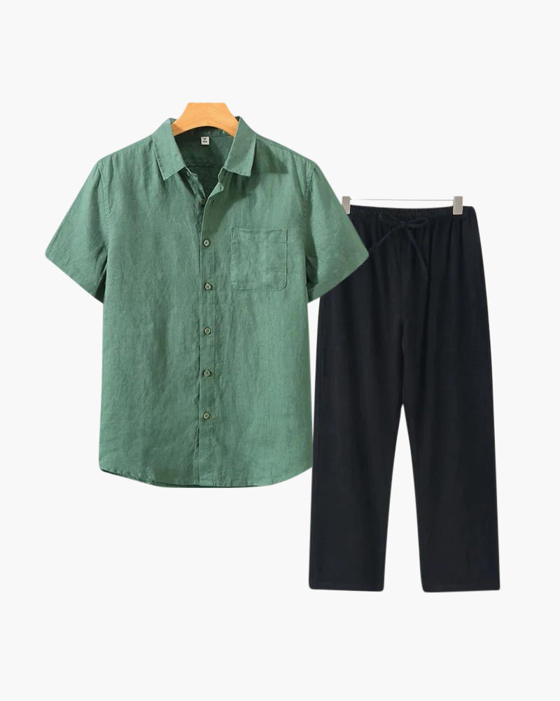 Linen Combo (Shortsleeve) - Brooksfor