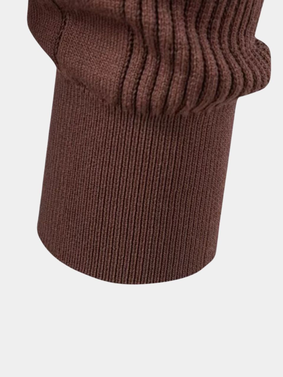 Vertical Ridge Knit Polo Shirt - Brooksfor