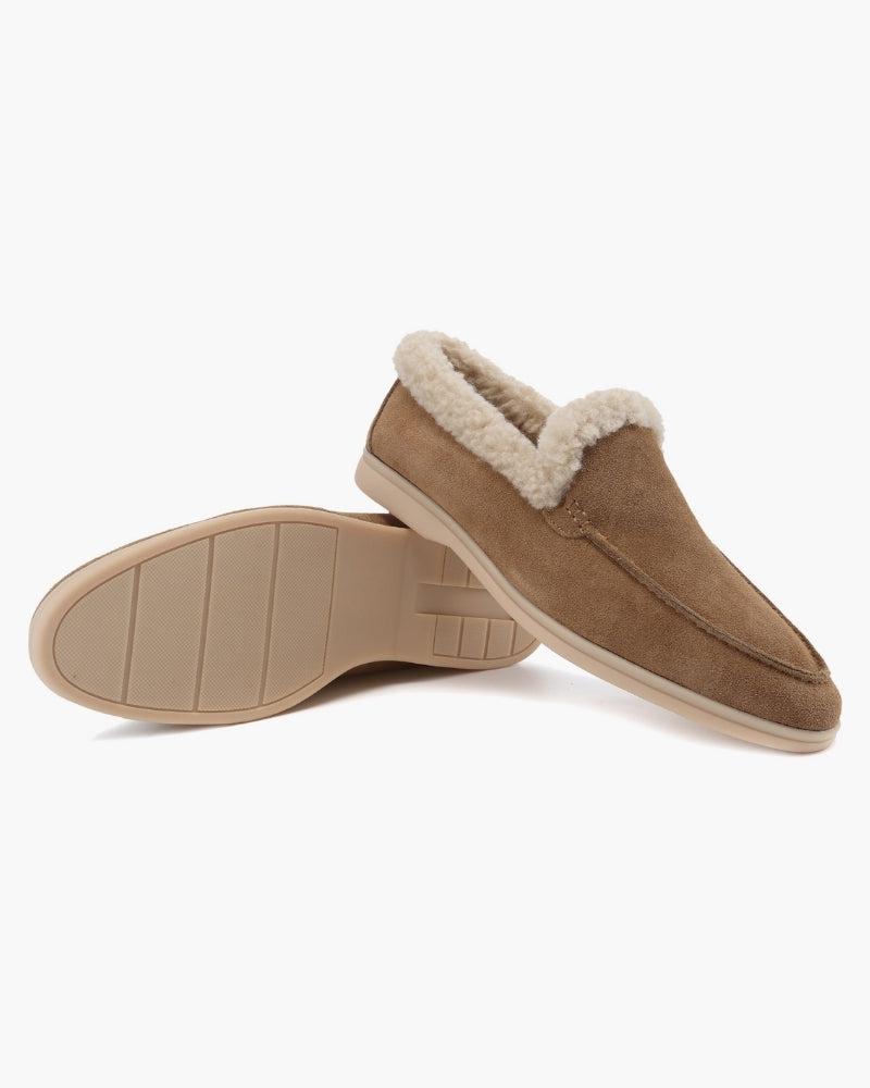 Fur-Lined Premium Loafers - Brooksfor