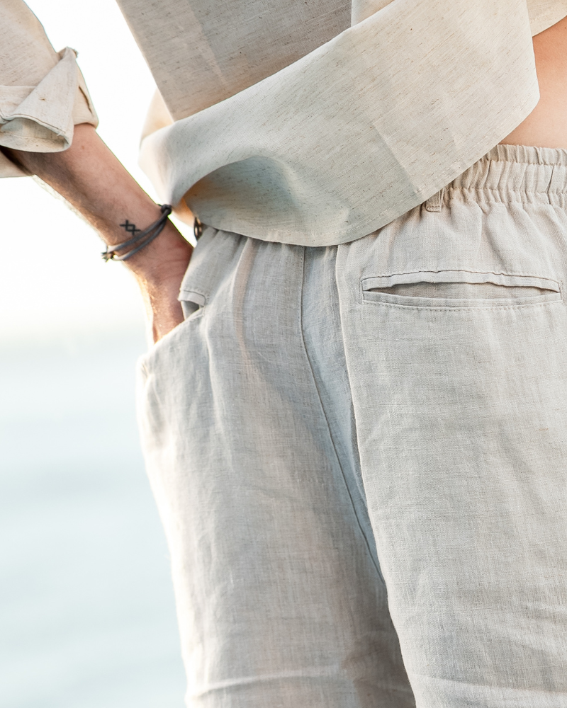 Casablanca - Premium Linen Shorts - Brooksfor
