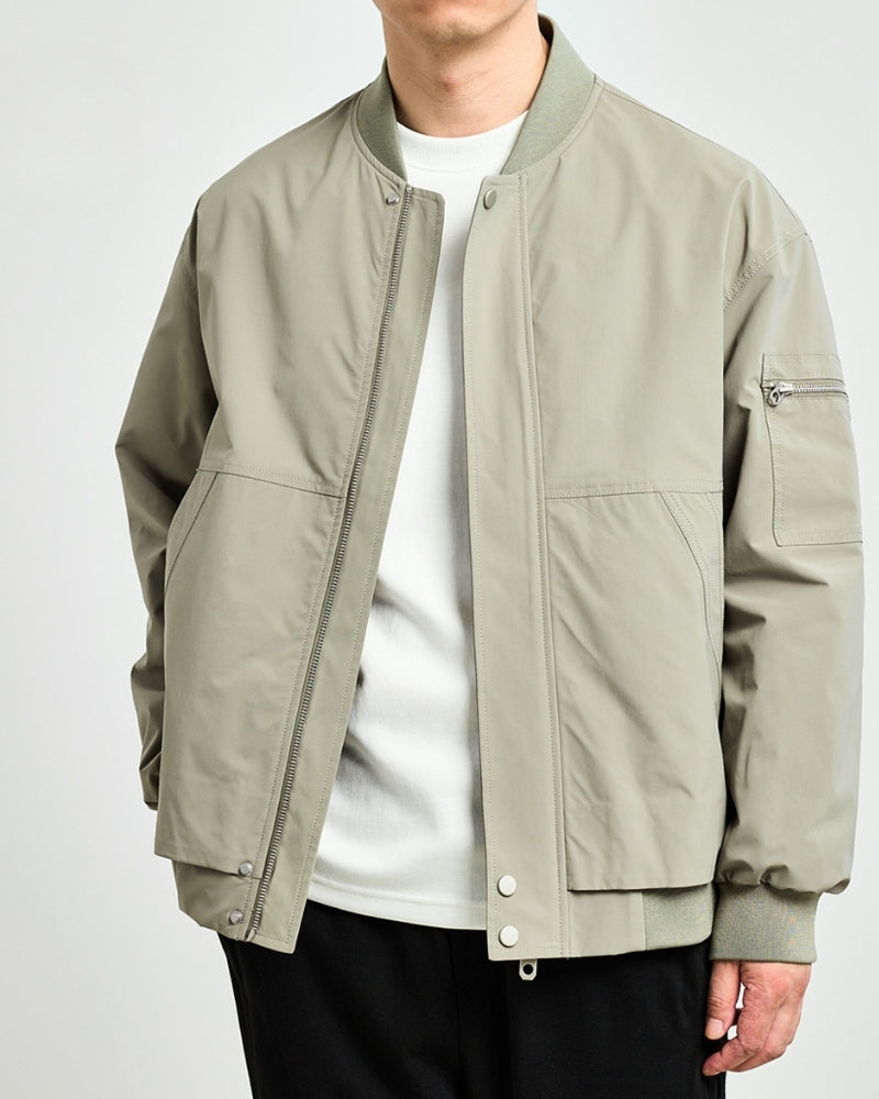 Minimalist Bomber Jacket - Brooksfor