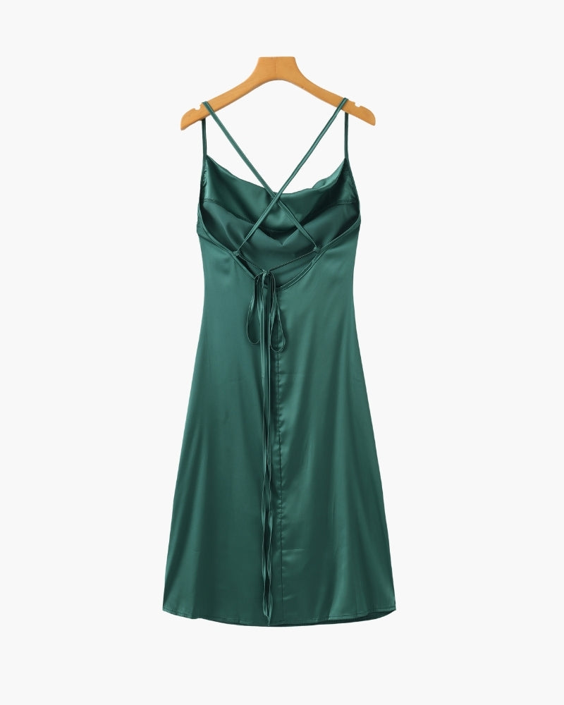 Silk Slip Dress - Brooksfor