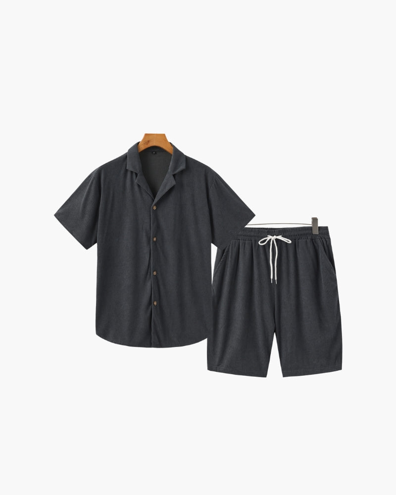The Riviera Velvet Cord Set - Brooksfor