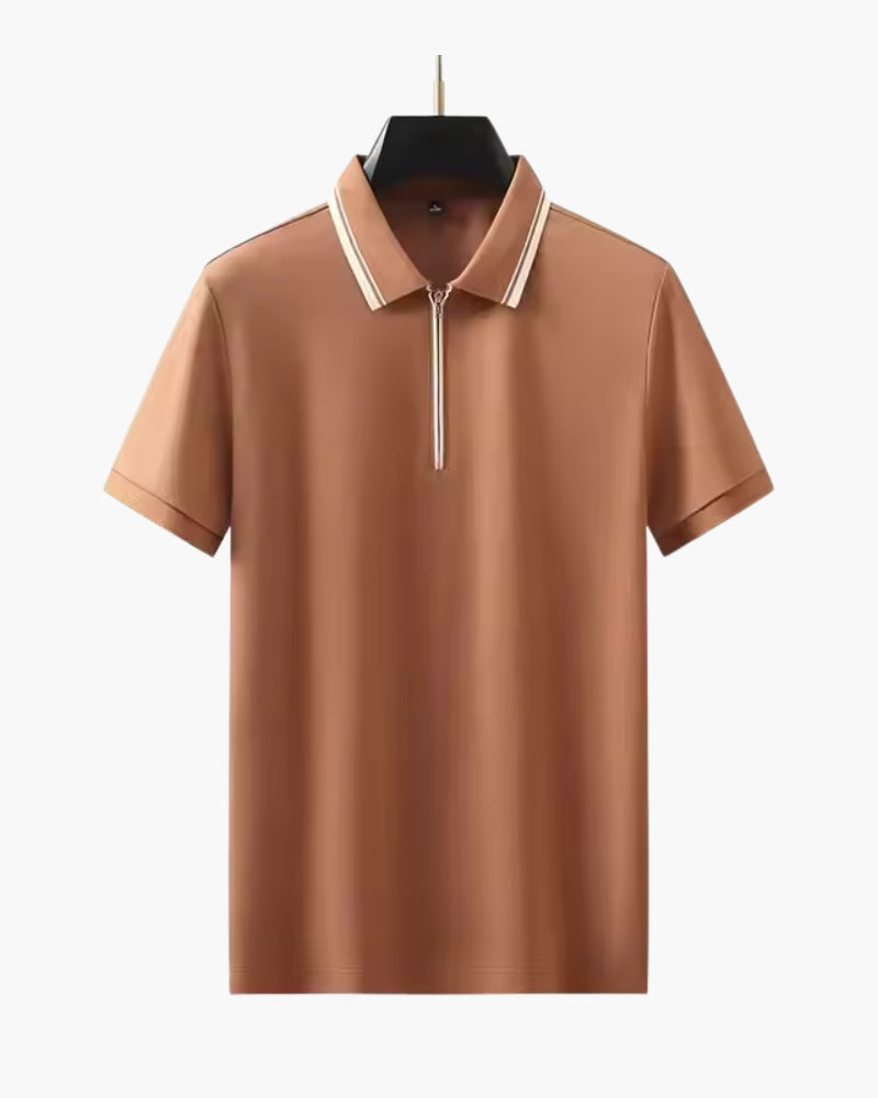 Ridgeway Zip Polo - Brooksfor