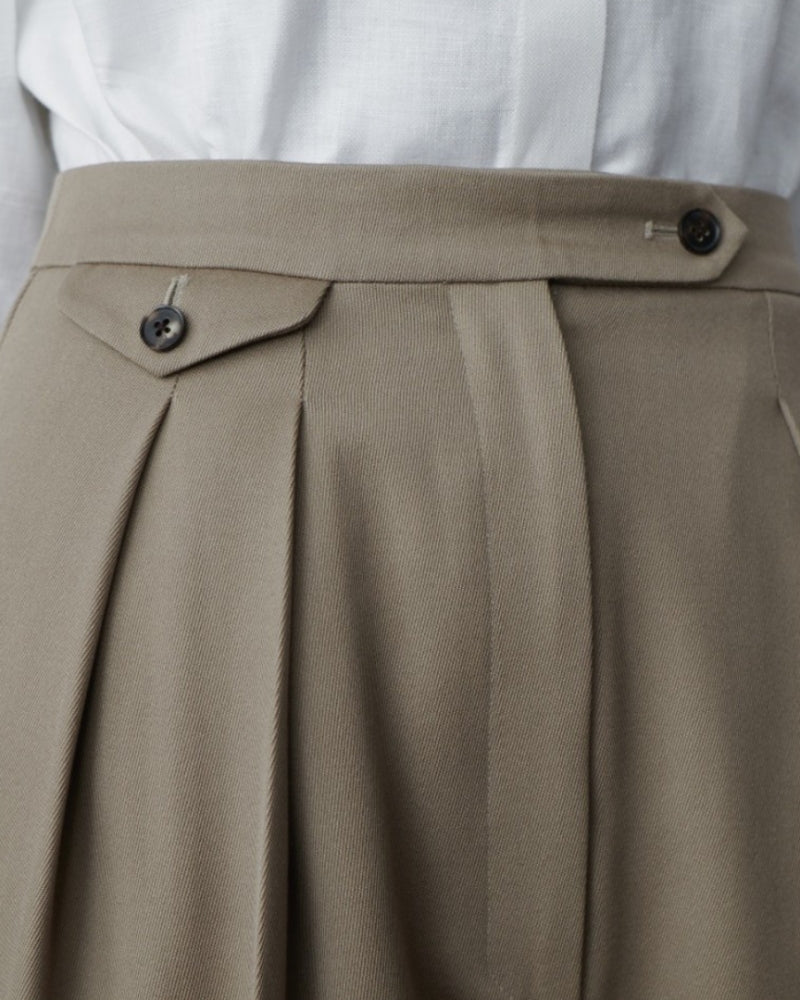 Woolen Oversized Pantalon - Brooksfor