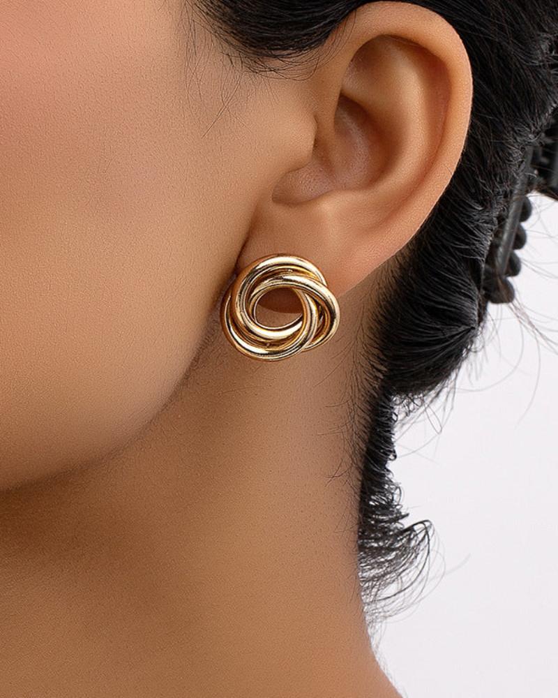 Aurelia Knot Studs - Brooksfor