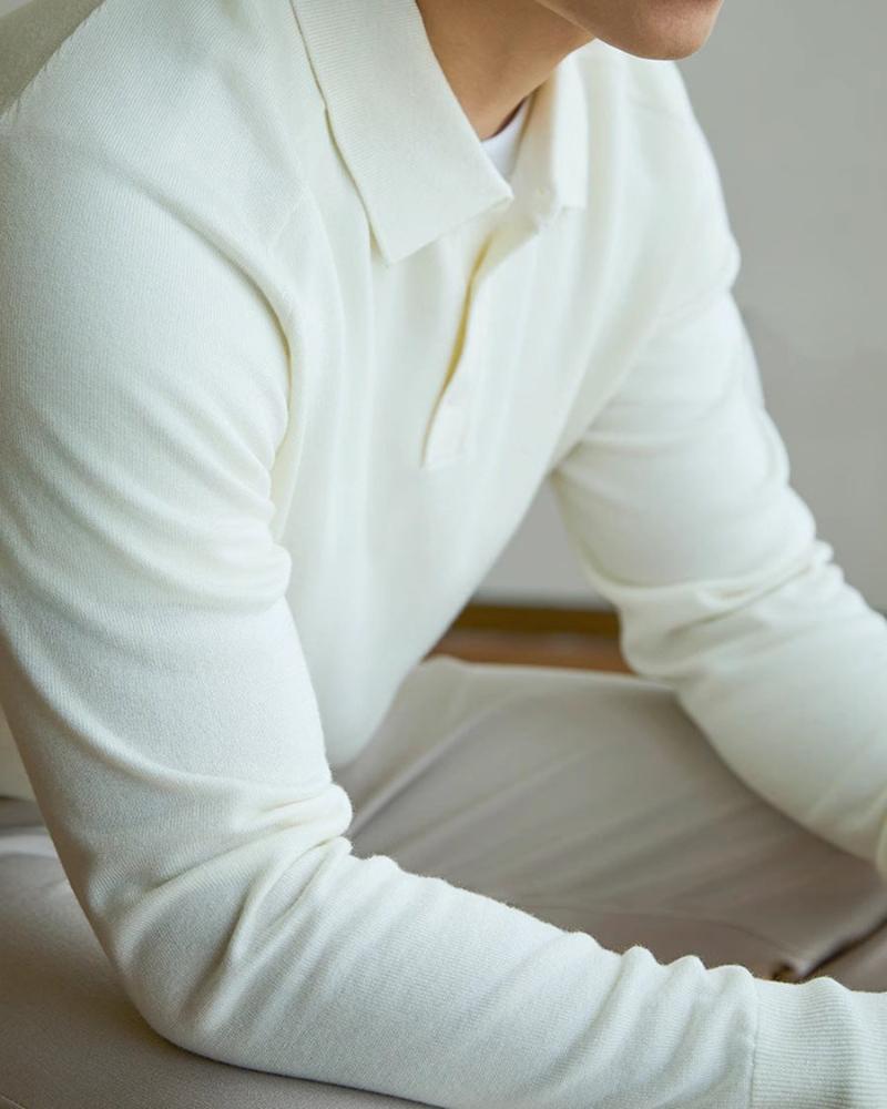 100% Premium Wool Polo - Brooksfor