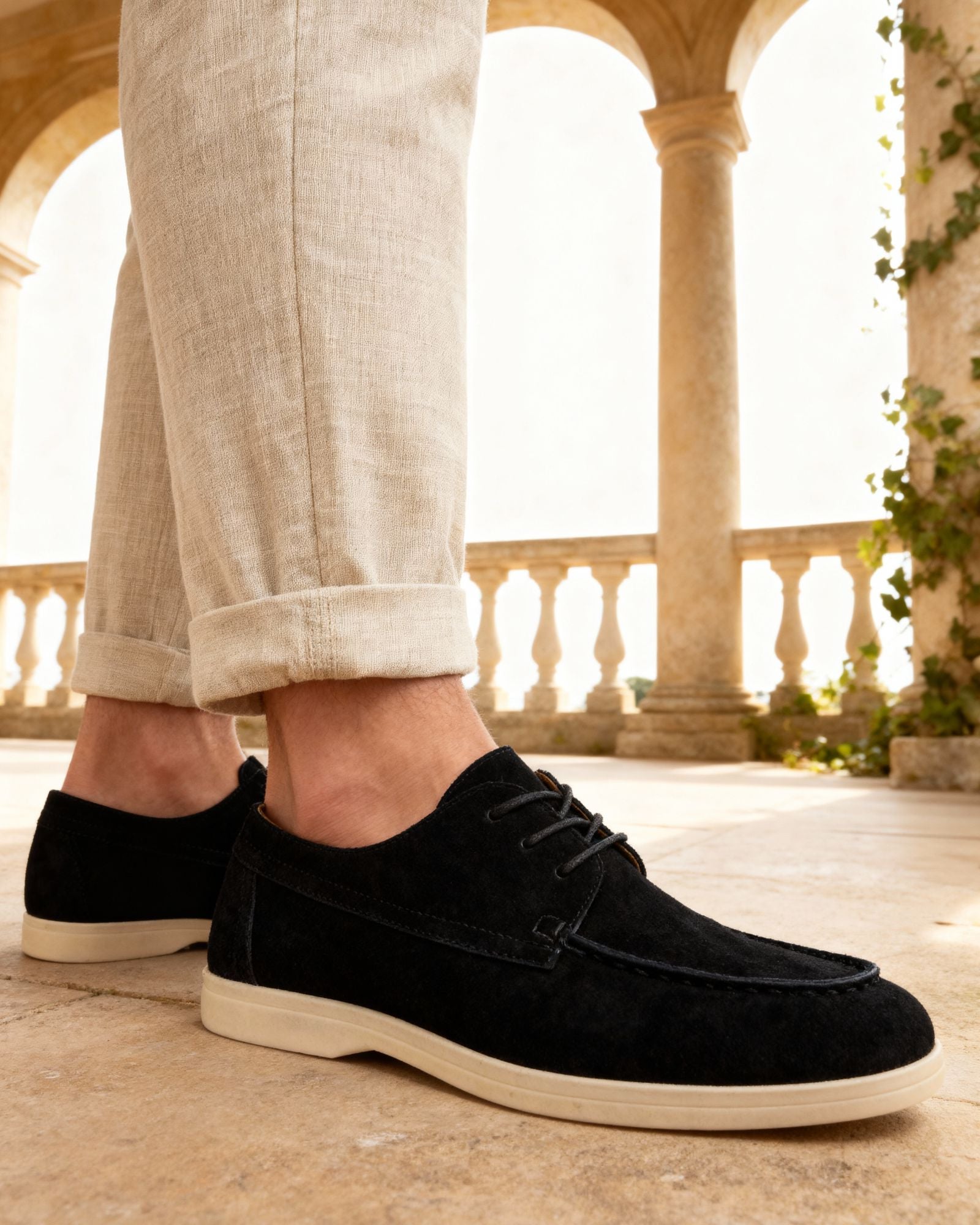 Premium Suede Lace Shoes - Brooksfor