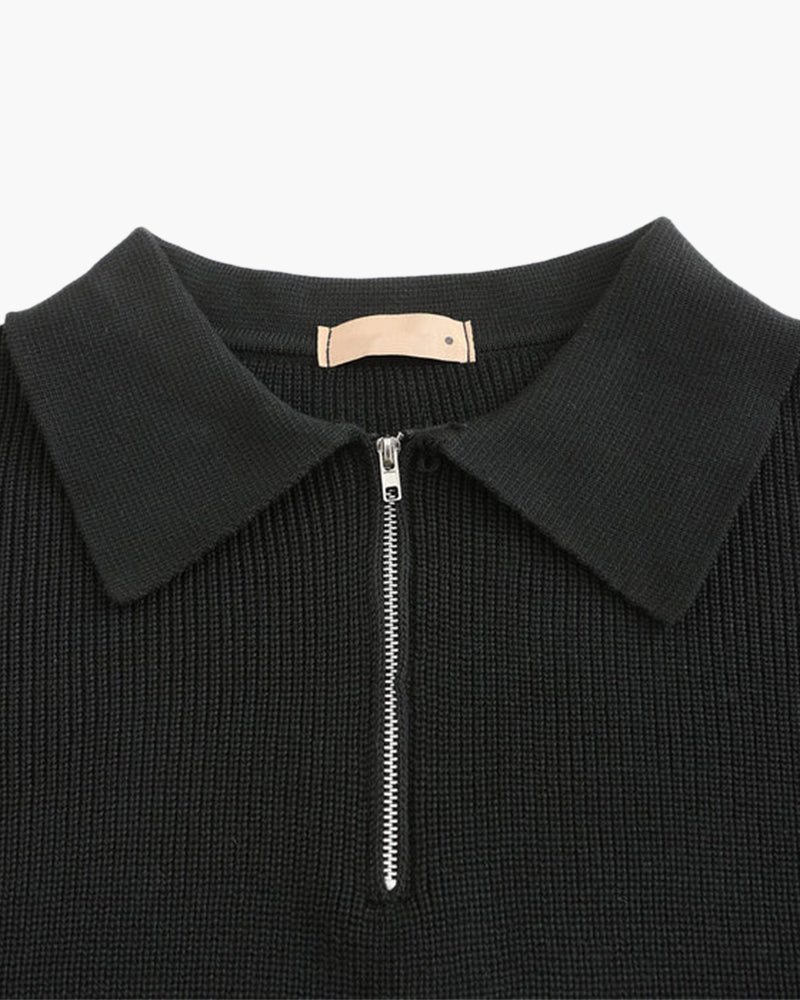 Cesare Half Zip Sweater - Brooksfor