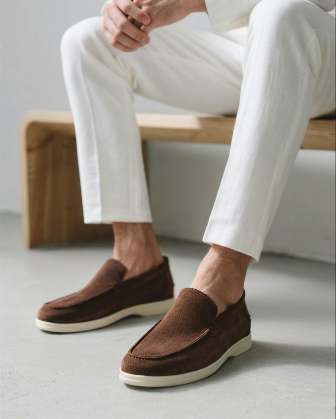 Suede Loafers - Brooksfor