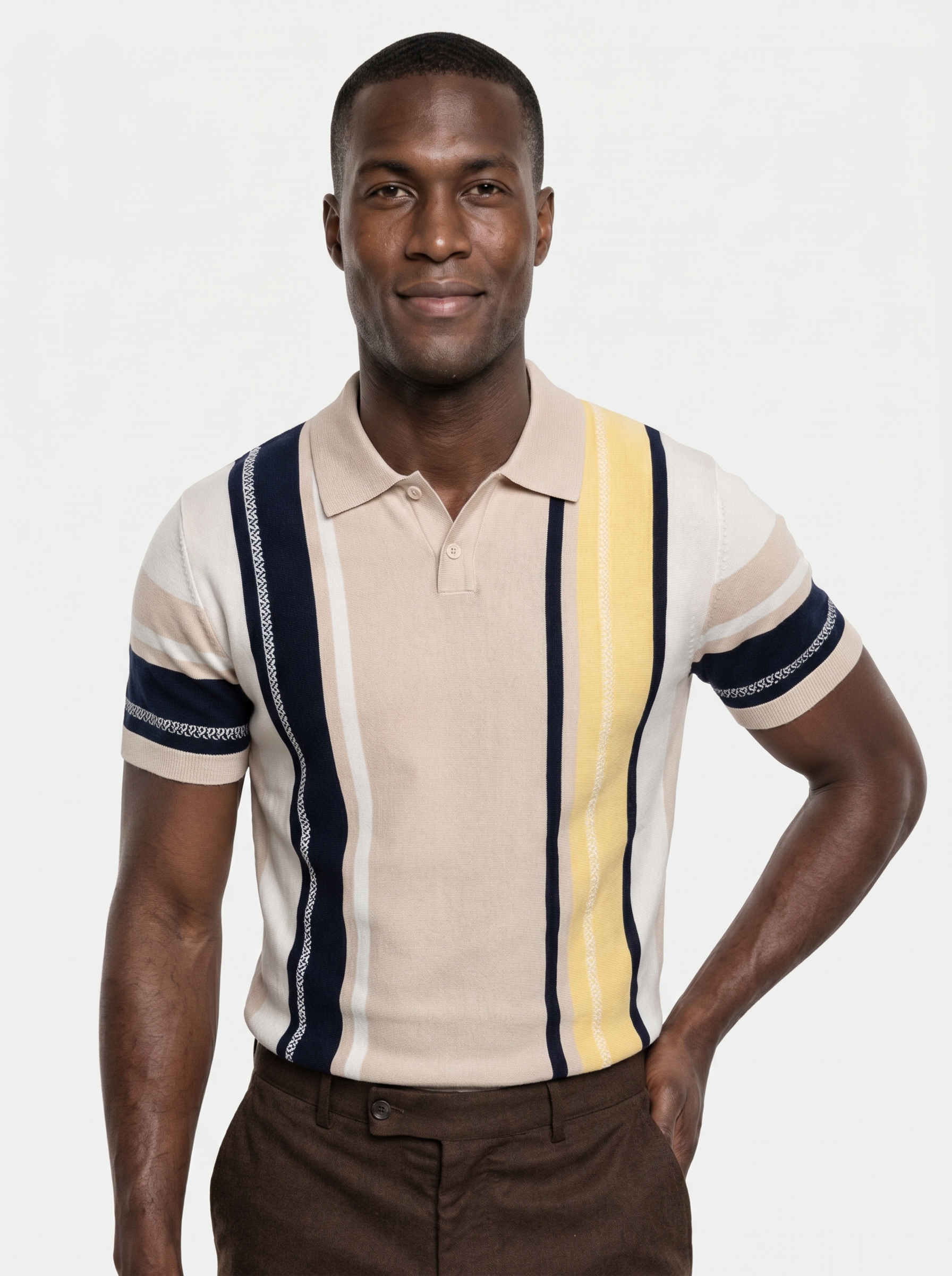 Sundown Stripes Polo - Brooksfor