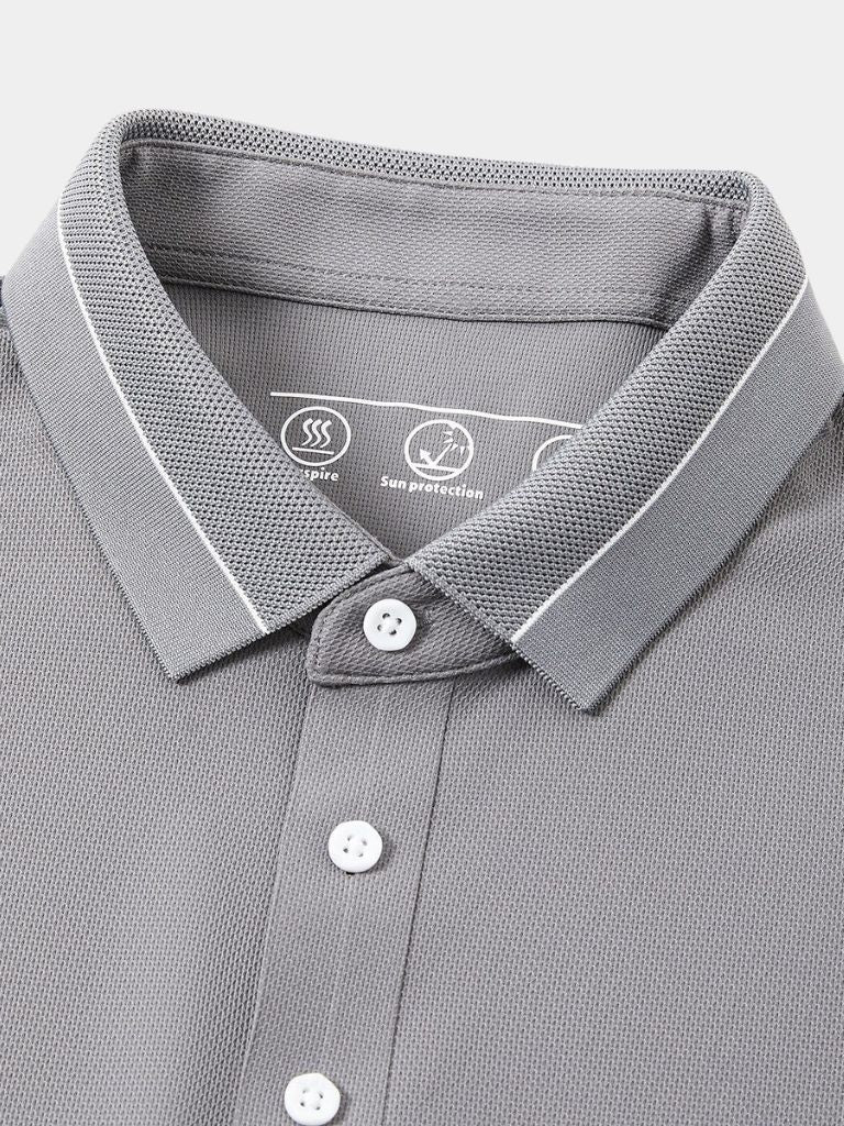Steel Grey Polo - Brooksfor