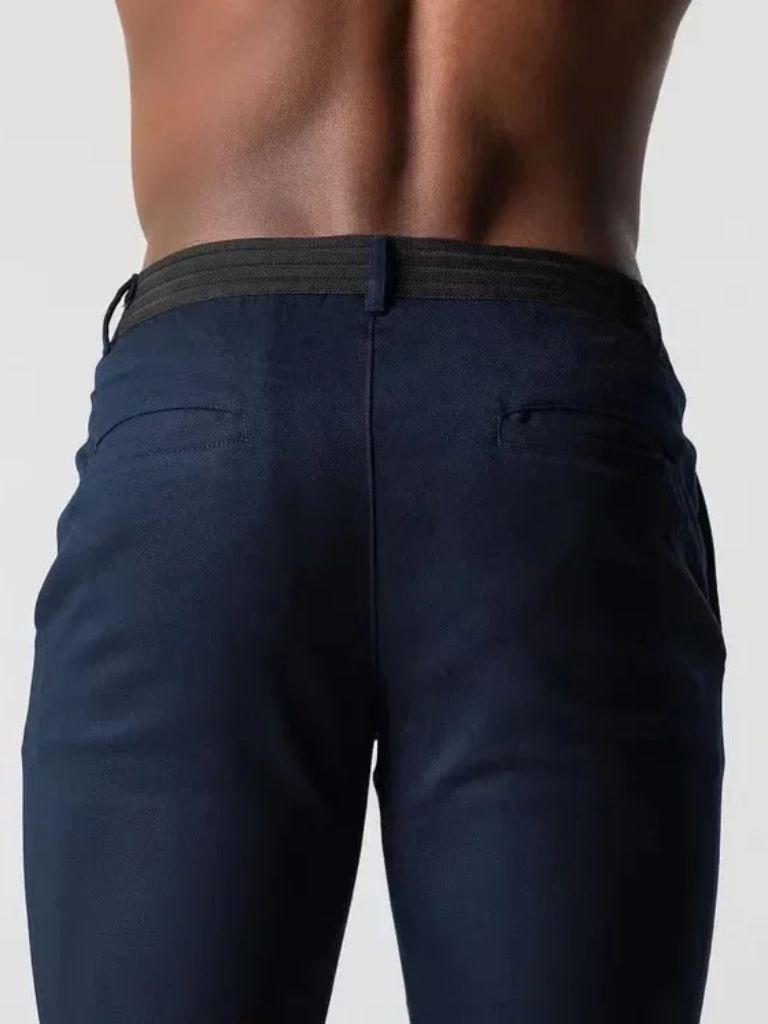 Stretchy Slim Trousers - Brooksfor