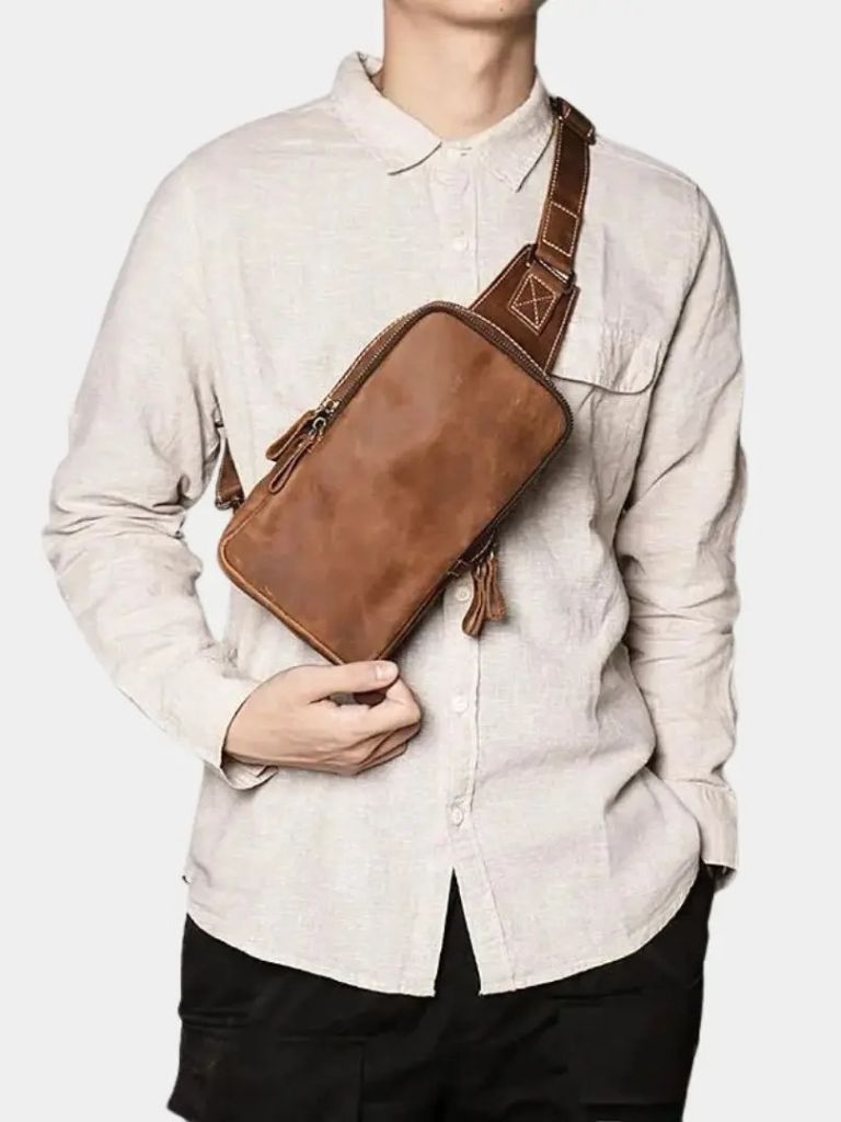 The Vanguard Leather Bag - Brooksfor