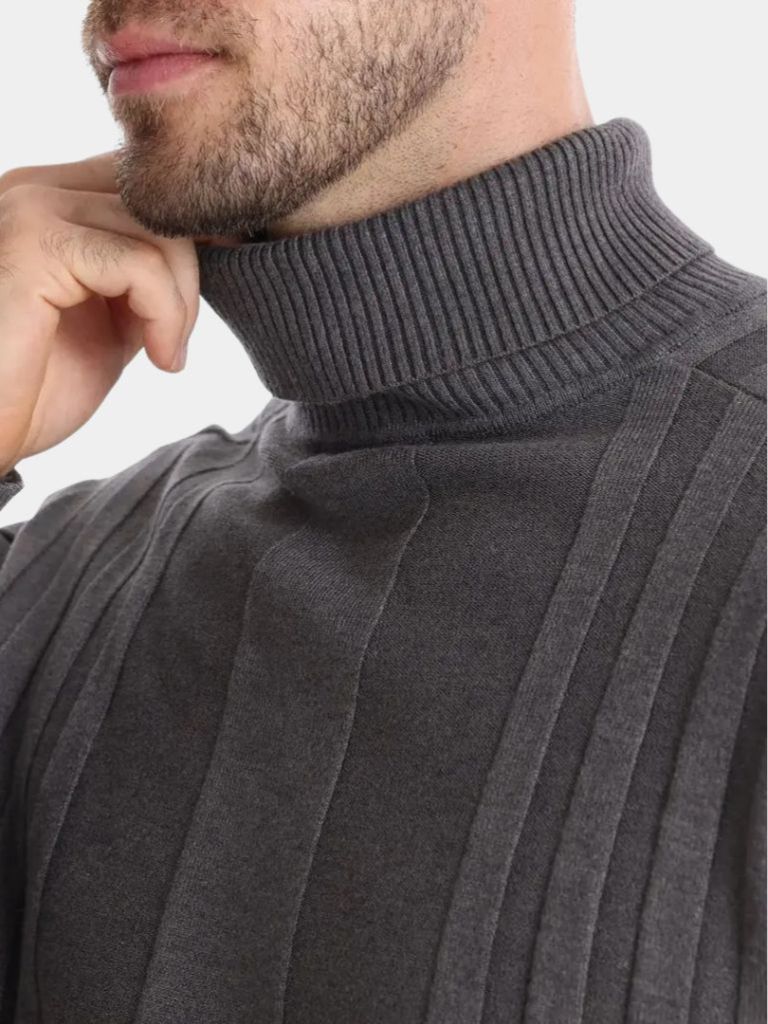 Turtleneck Knitwear Pullover Sweater - Brooksfor