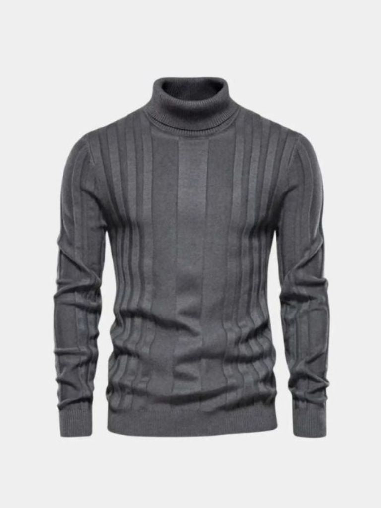 Turtleneck Knitwear Pullover Sweater - Brooksfor
