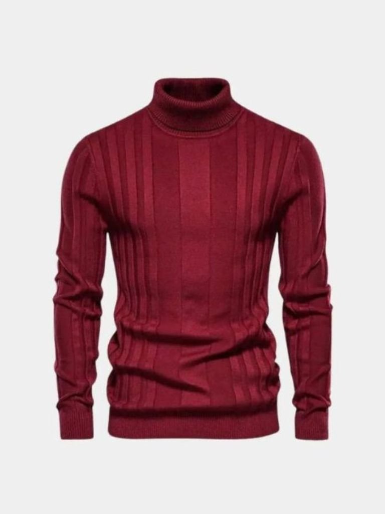 Turtleneck Knitwear Pullover Sweater - Brooksfor