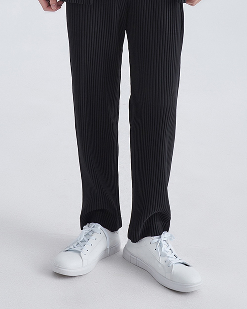 Ribbed Cotton Pantalon - Brooksfor